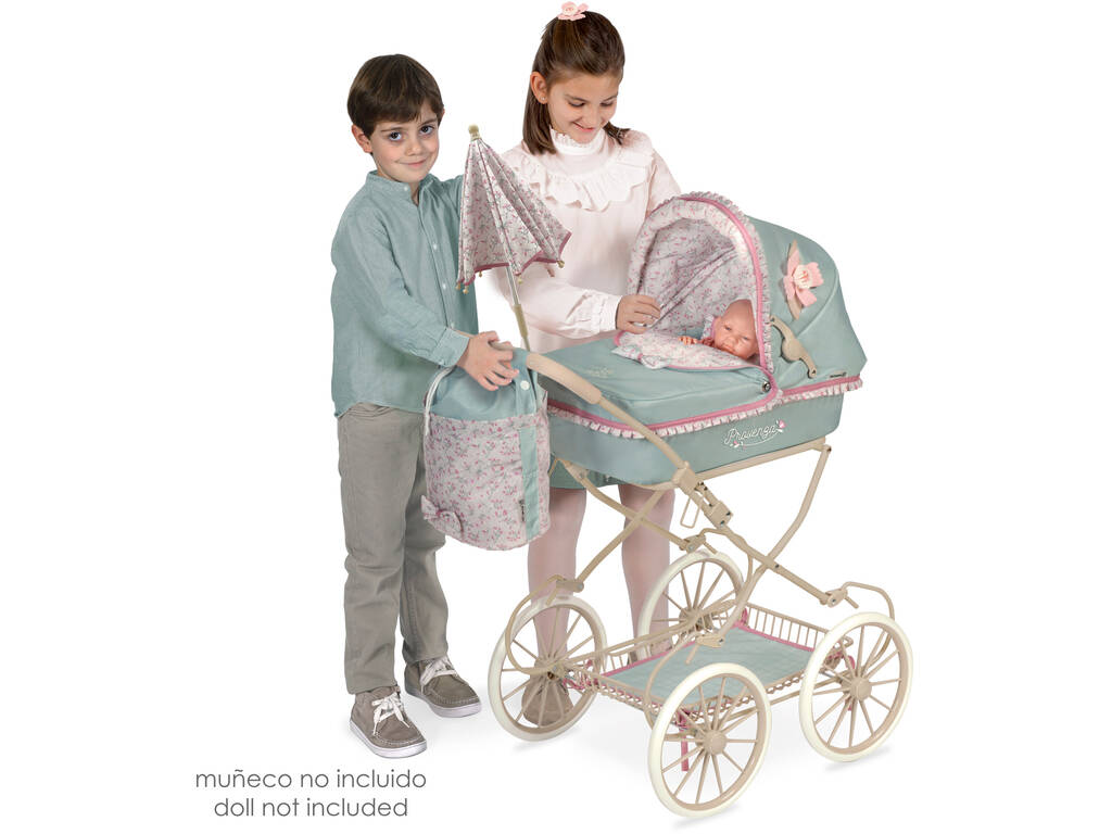 Passeggino per bambole pieghevole con ombrello Provenza DeCuevas 81045