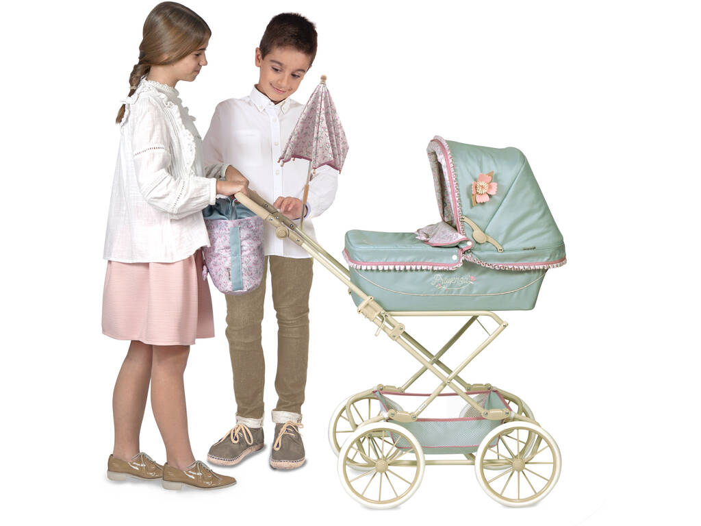 Passeggino per bambole Provenza pieghevole con ombrello DeCuevas 82045
