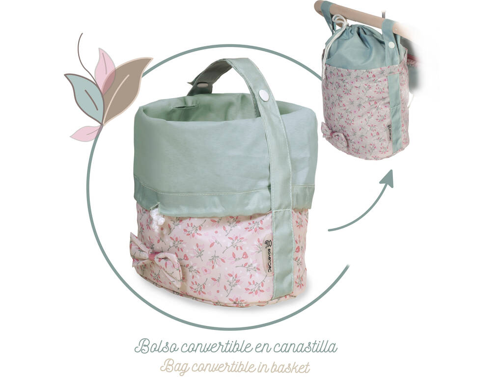 Passeggino per bambole Provenza pieghevole con ombrello DeCuevas 82045