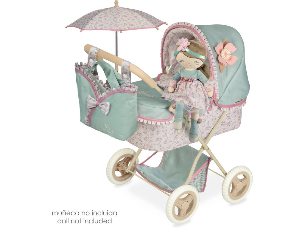 Passeggino per bambole Pieghevole con ombrello Provenza DeCuevas 85045