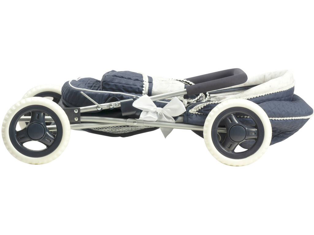 DeCuevas Vieux Chariot Pliant pour Poupées avec Parasol 85044