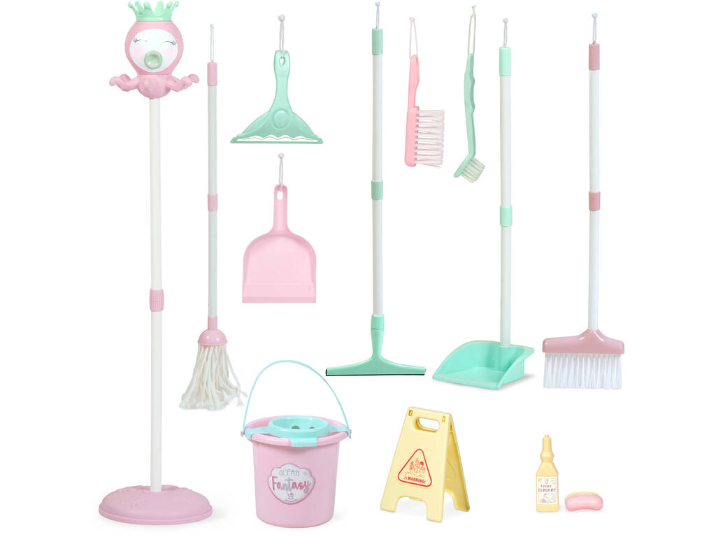 Set di pulizia con 12 accessori Ocean Fantasy di DeCuevas 40141
