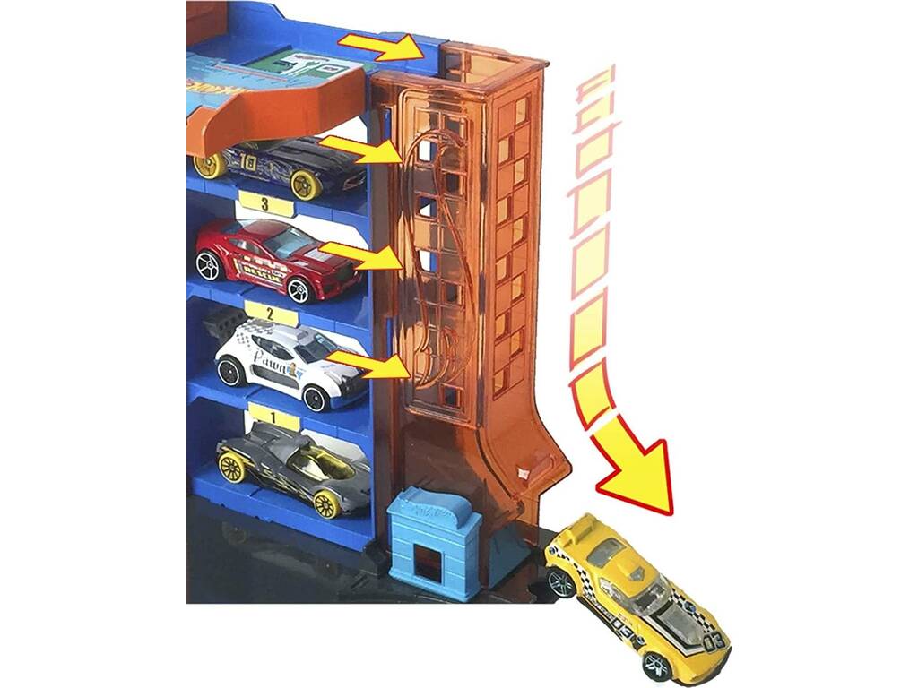 Hot Wheels City Parking Downtown Mattel HDR28