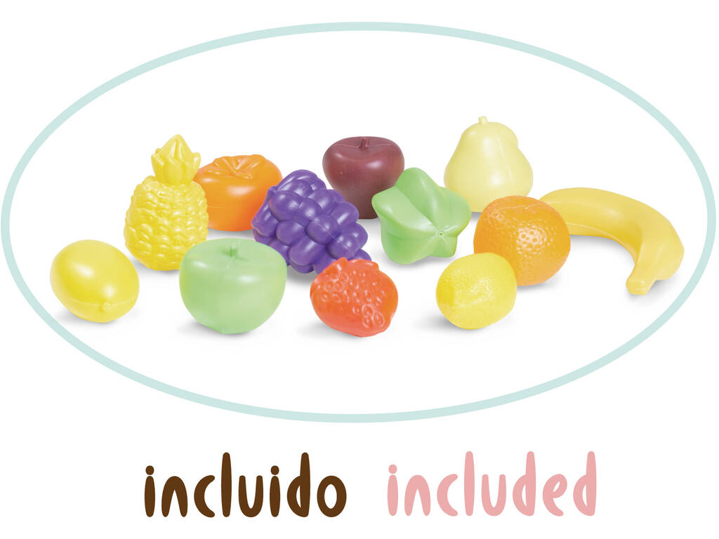 Passeggino da supermercato con marsupio e 12 frutti Sweet DeCuevas 52148