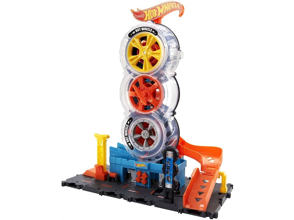Hot Wheels City Tyre Shop Mattel HDP02