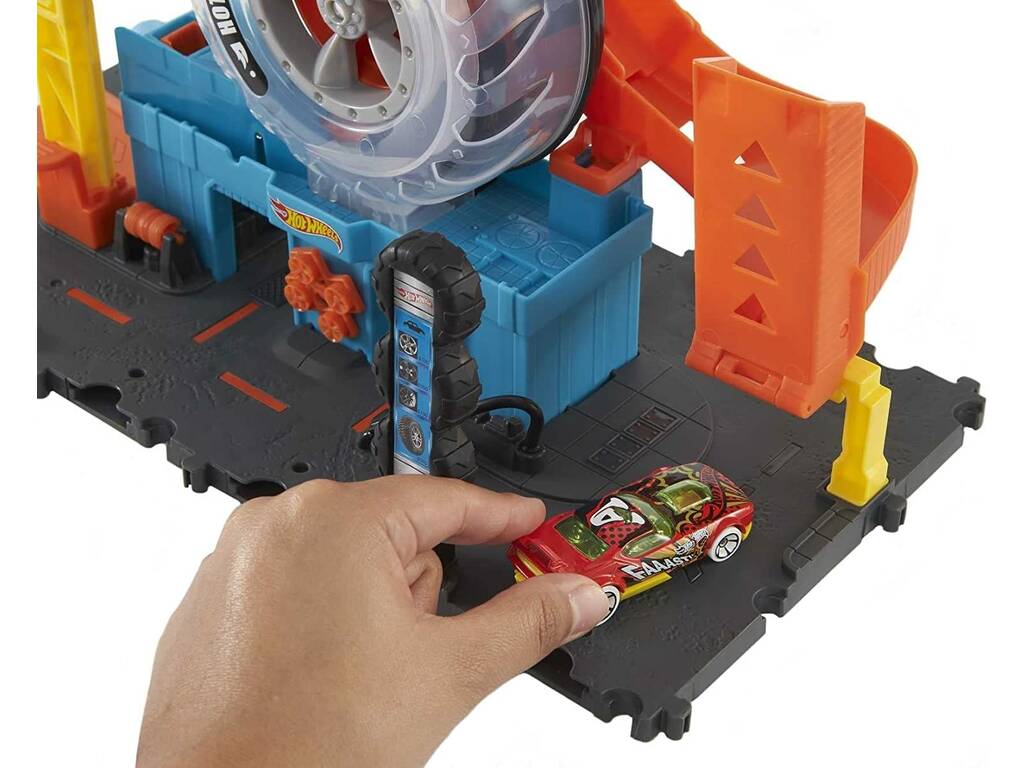 Hot Wheels City Tyre Shop Mattel HDP02