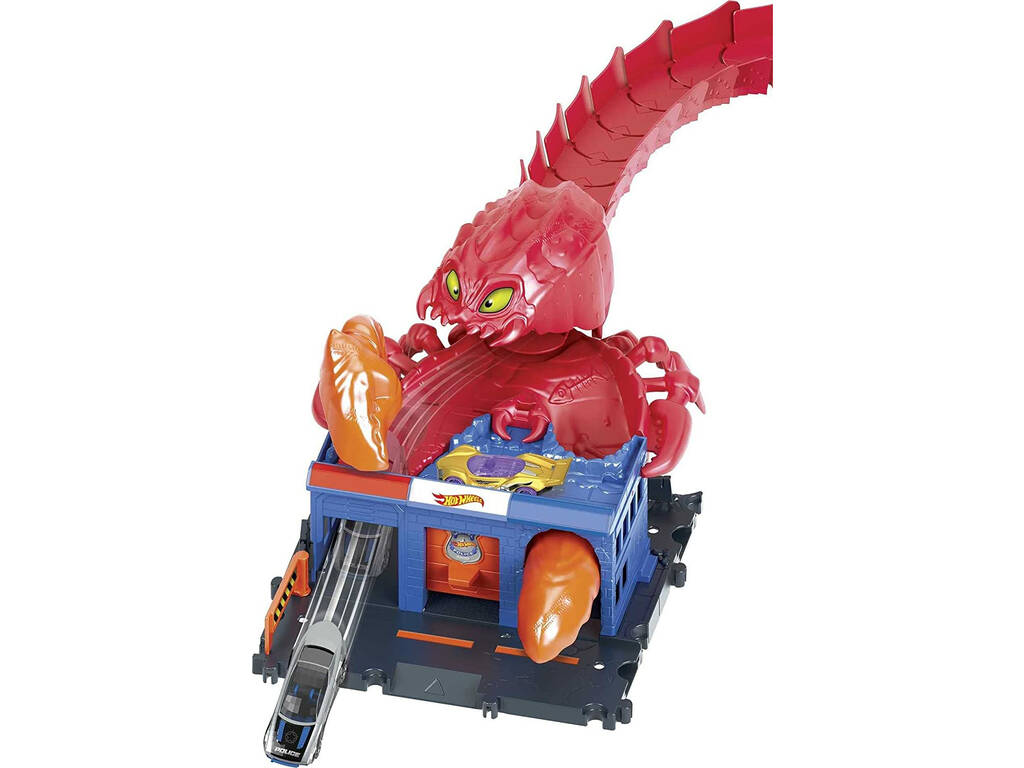 Hot Wheels City Ataque Escorpião Flexível Mattel HDR32