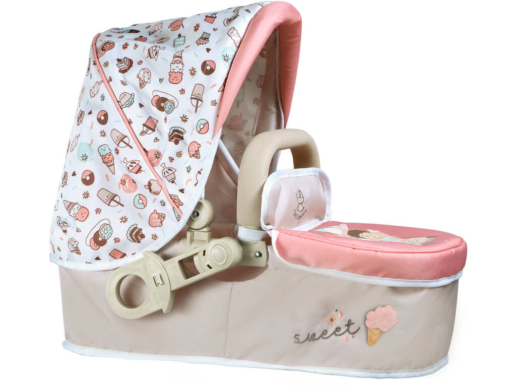 Sweet DeCuevas Chariot de poupée pliable 3 en 1 80548