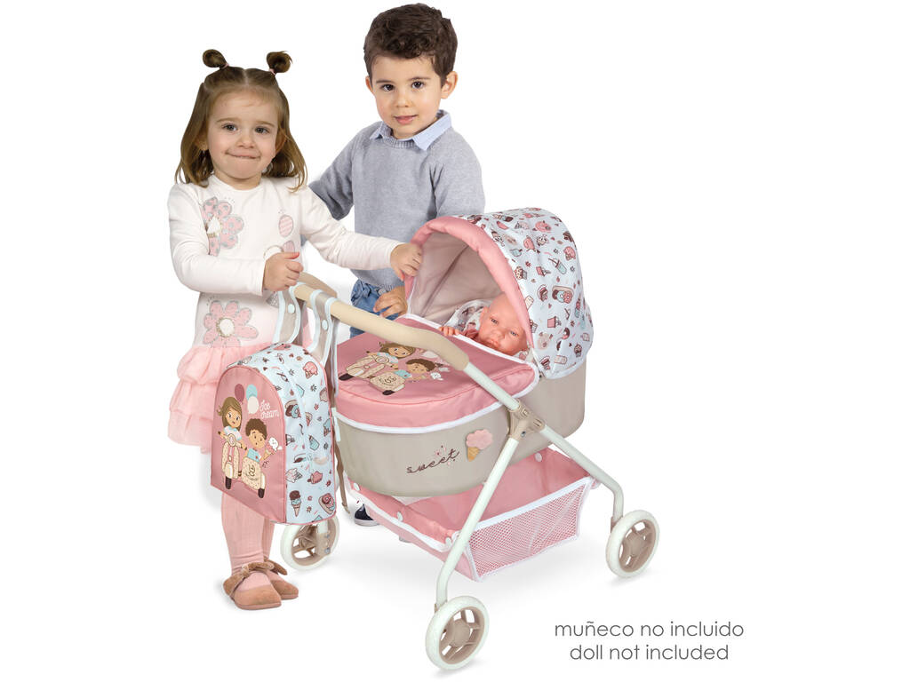 Passeggino per bambole Il Mio Primo Passeggino Sweet DeCuevas 86048
