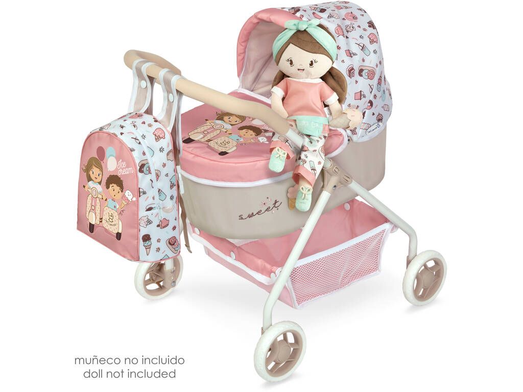 Passeggino per bambole Il Mio Primo Passeggino Sweet DeCuevas 86048