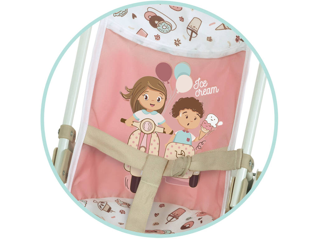 Passeggino per bambole Sedia Pieghevole Sweet DeCuevas 90048