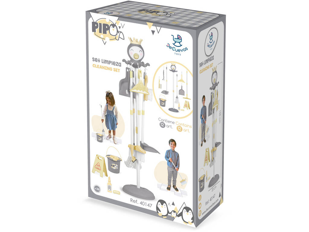 Set di pulizia con 12 accessori Pipo DeCuevas 40147