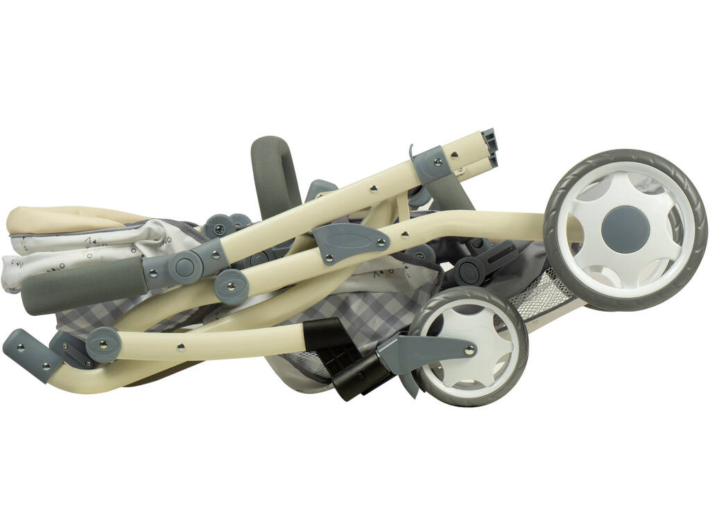 Pipo DeCuevas Grand chariot pliable pour poupées jumelles 80347