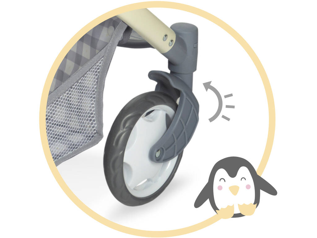 Pipo DeCuevas Chariot de poupée pliable 3 en 1 80547