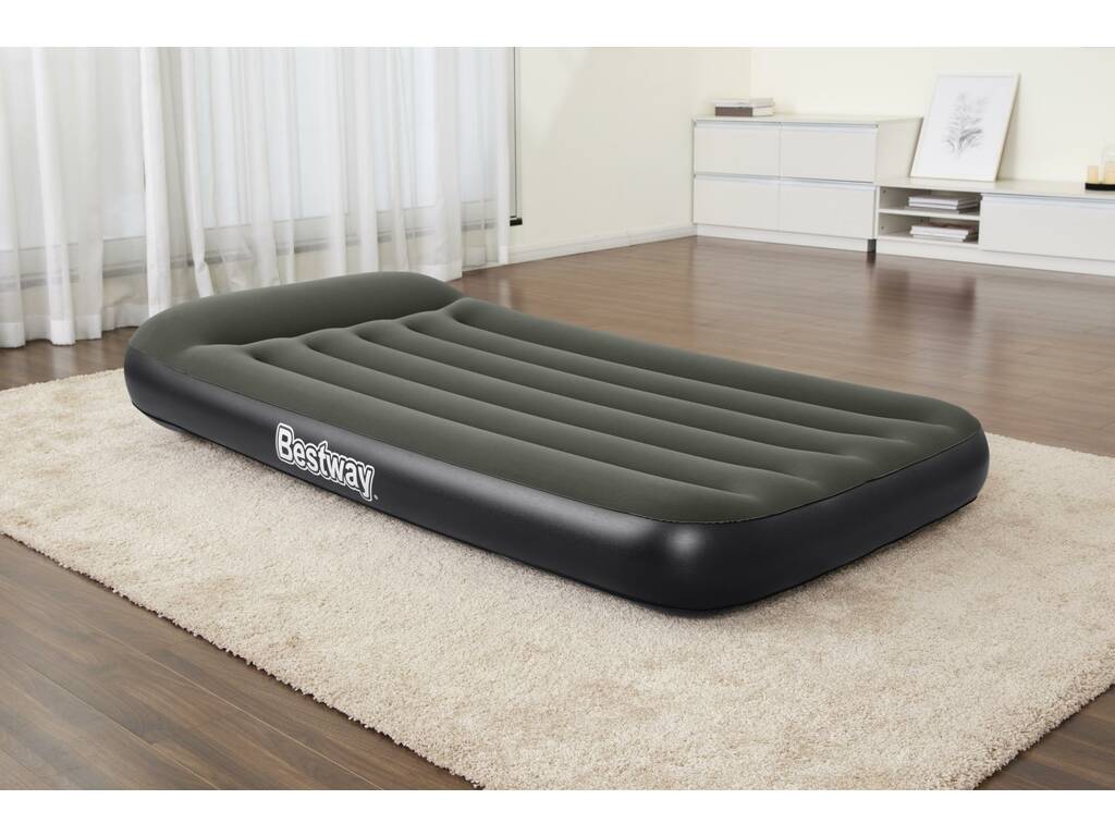 Materasso singolo Gonfiabile di 188x99x30 cm. Con Pompa a Batteria Bestway 67929