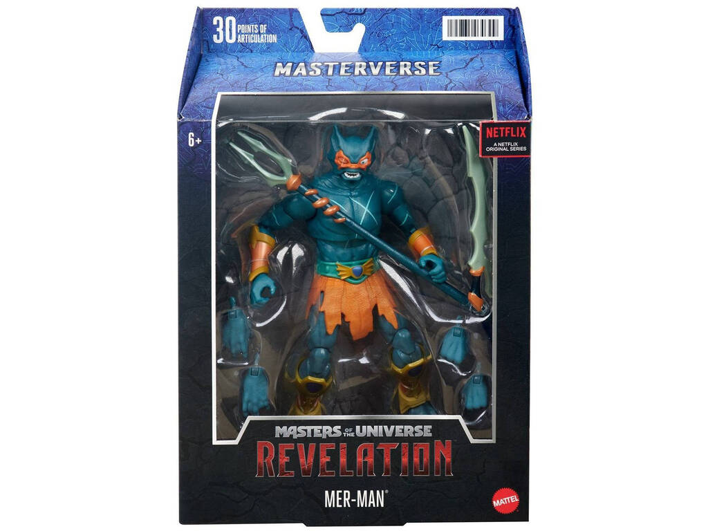 Masters Of The Universe Rivelazione figura Mer-Man Mattel HDR43