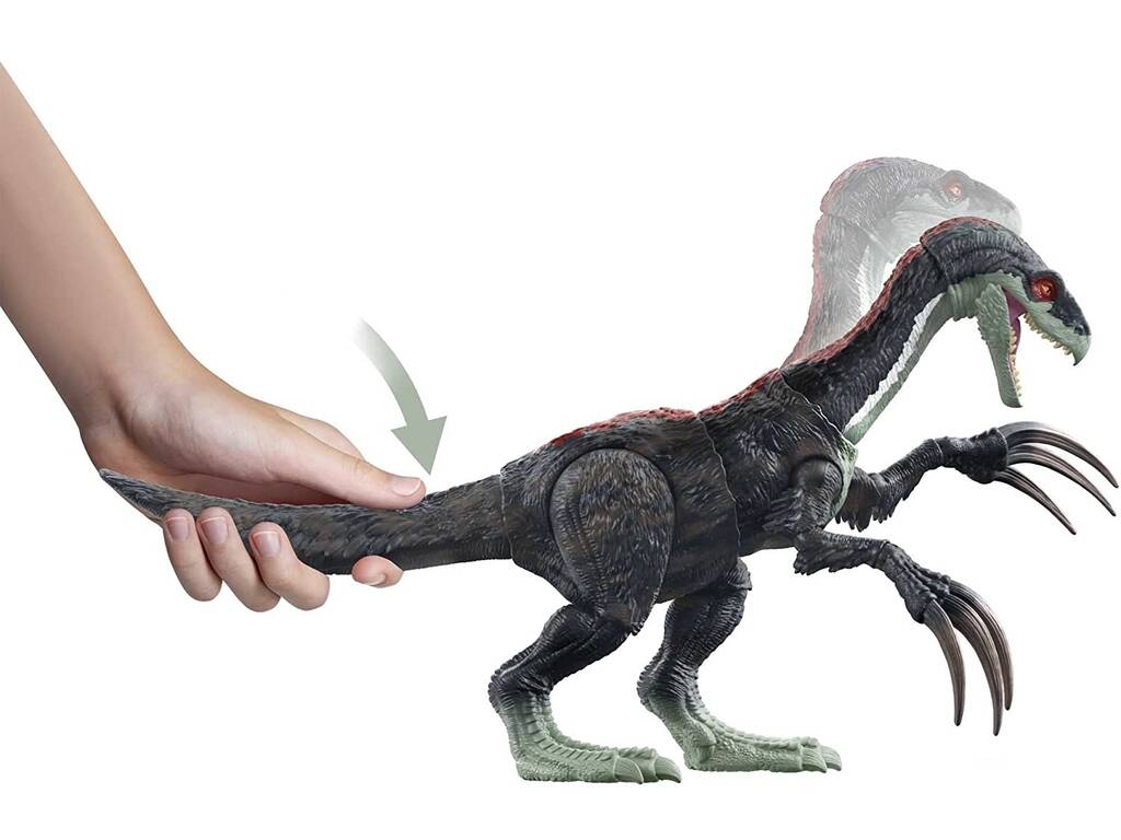 Jurassic World Therizinosaurus Suoni di colpi della Coda Mattel GWD65
