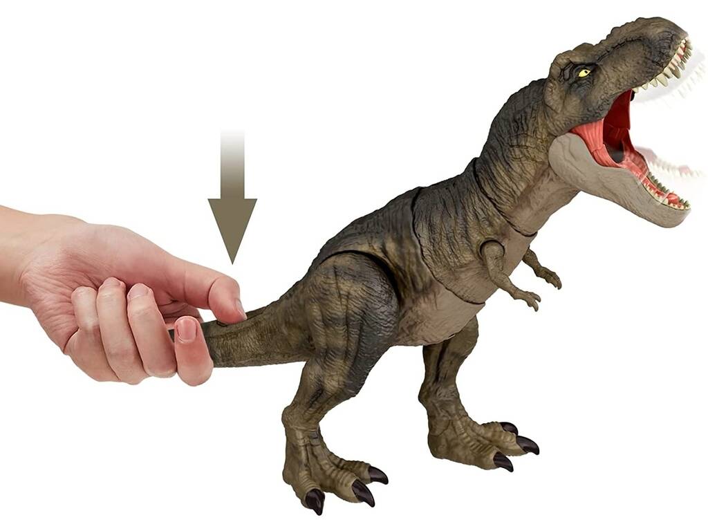 Jurassic World Dominion Tyrannosaurus Rex Destroy and Devour Mattel HDY55