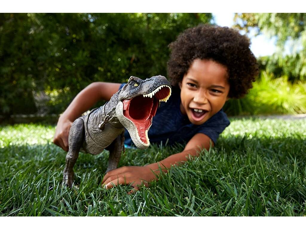 Jurassic World Dominion Tyrannosaurus Rex Destroy and Devour Mattel HDY55