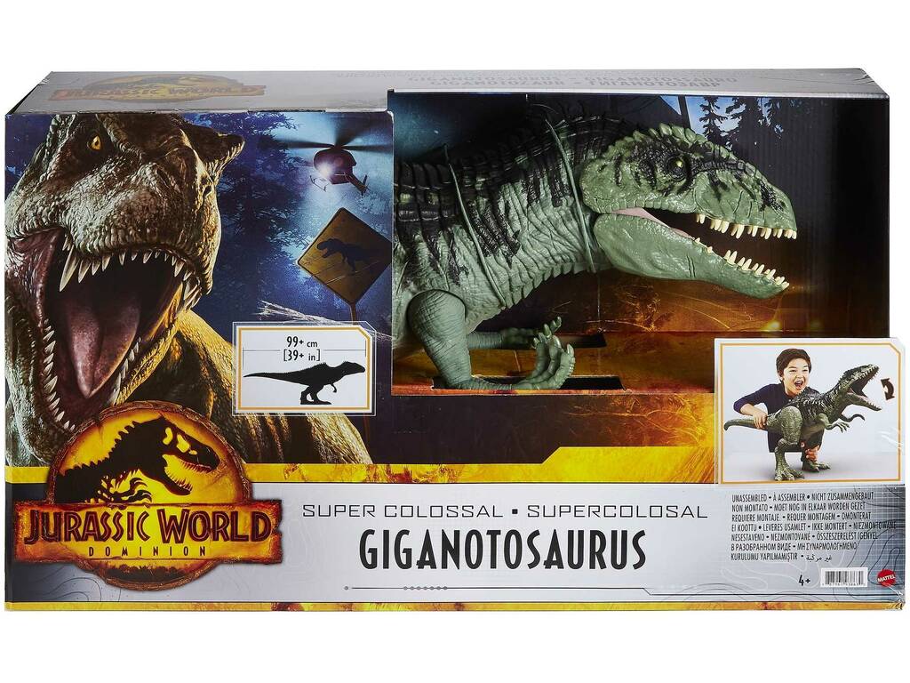 Jurassic World Dominion Giganotosaurus Supercolossal Mattel GWD68