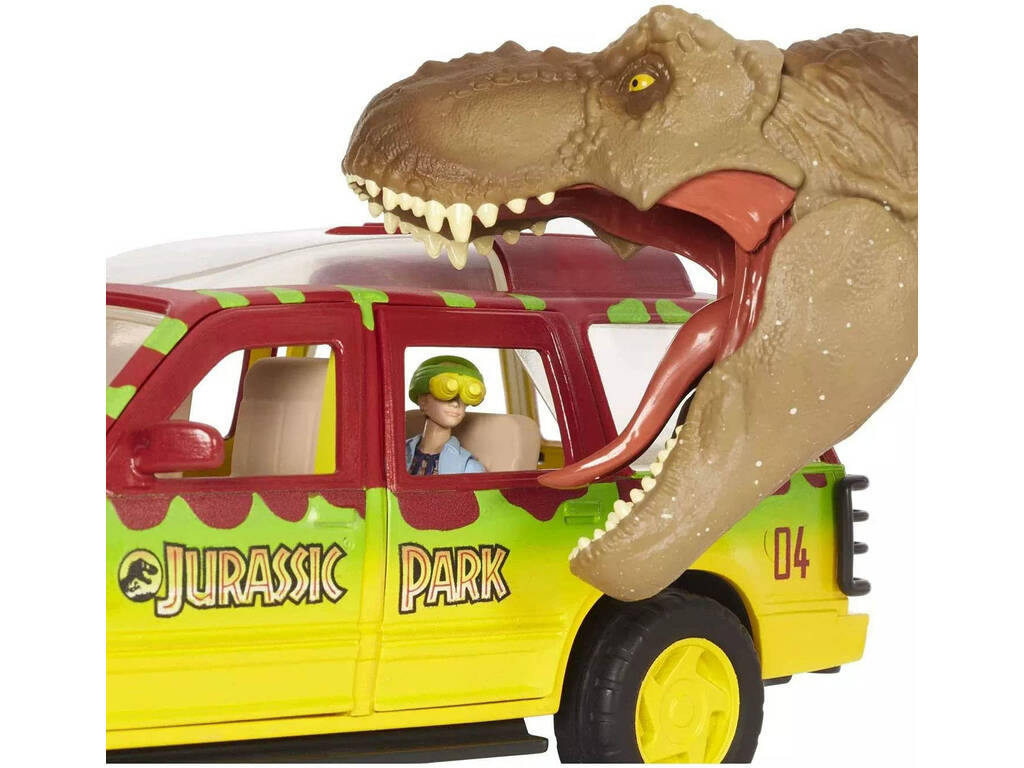 Jurassic World Pack fuga del Tirannosauro Rex Mattel GWN38