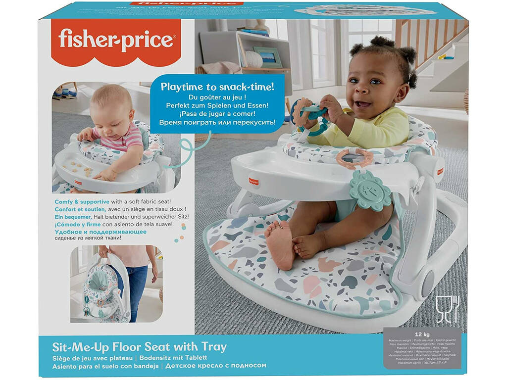 Fisher Price Sedile da terra con vassoio Mattel HBD68