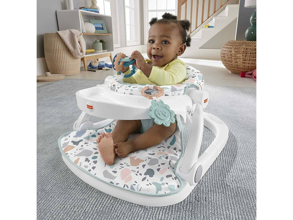 Fisher Price Sedile da terra con vassoio Mattel HBD68