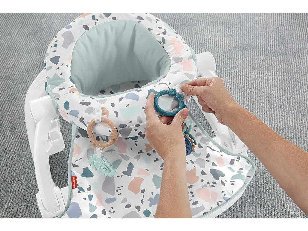 Fisher Price Sedile da terra con vassoio Mattel HBD68