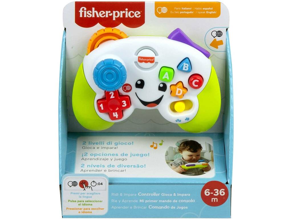 Fisher Price Ridi e impara il mio primo telecomando per console Mattel HHX11