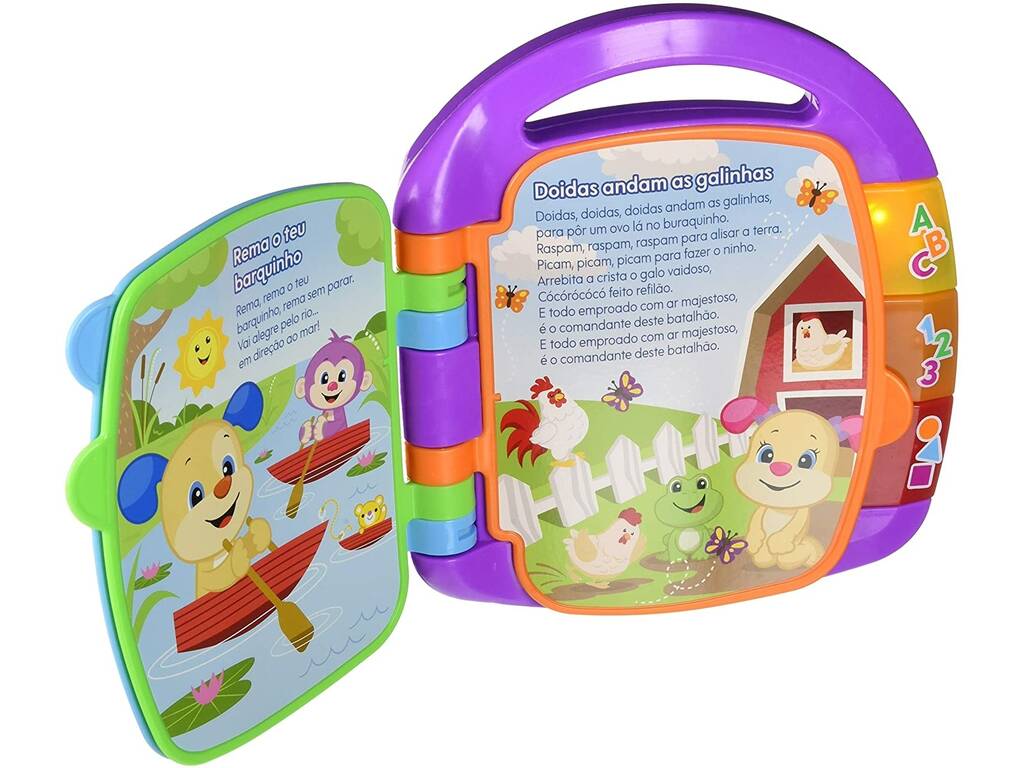 Fisher Price Impara e Salta Livro Interativo De Canções Mattel FVT23