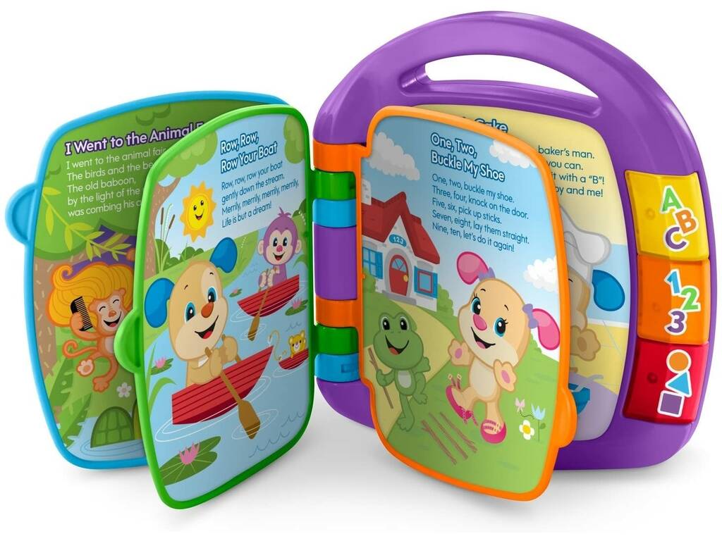 Fisher Price Impara e Salta Livro Interativo De Canções Mattel FVT23