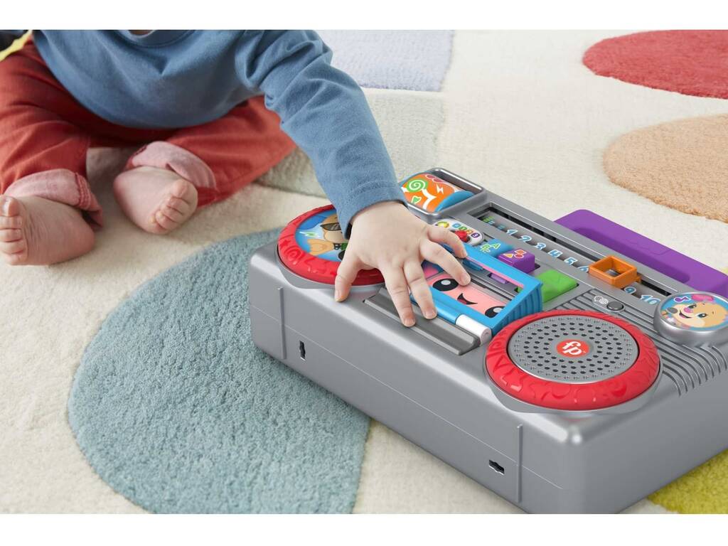 Fisher Price Ríe y Aprende Radio Divertida Mattel HHX10