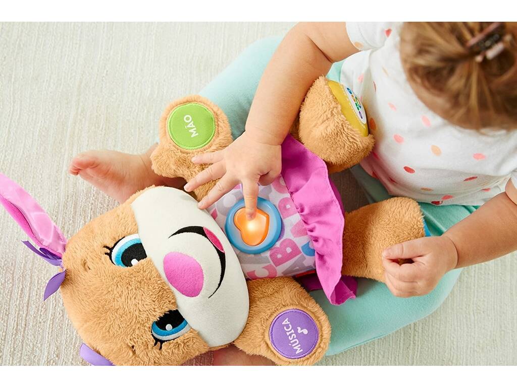 Fisher Price Impara e salta Cucciola Primeiras Descobertas Mattel FPP56