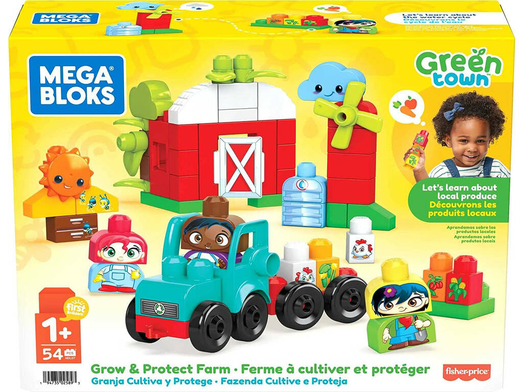 Mega Bloks Città Verde Fattoria e Protezione Mattel HDL07
