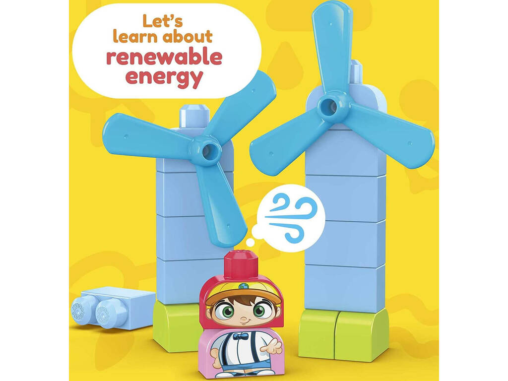 Mega Bloks Casa Ecologica Costruisci e Impara Mattel HCG36