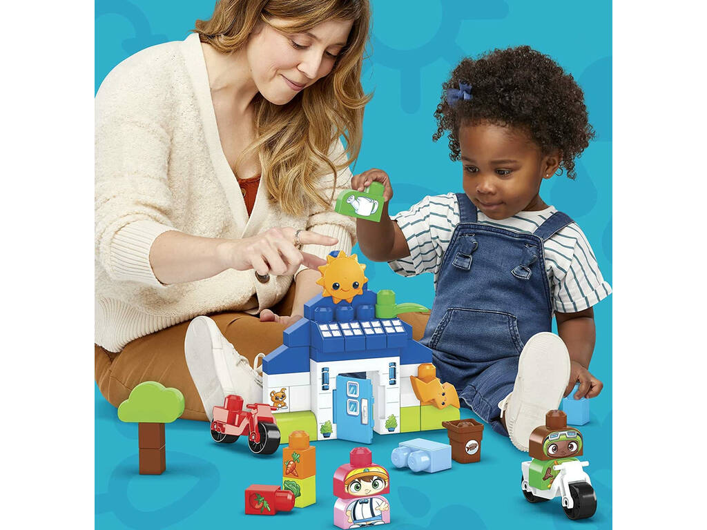 Mega Bloks Casa Ecologica Costruisci e Impara Mattel HCG36