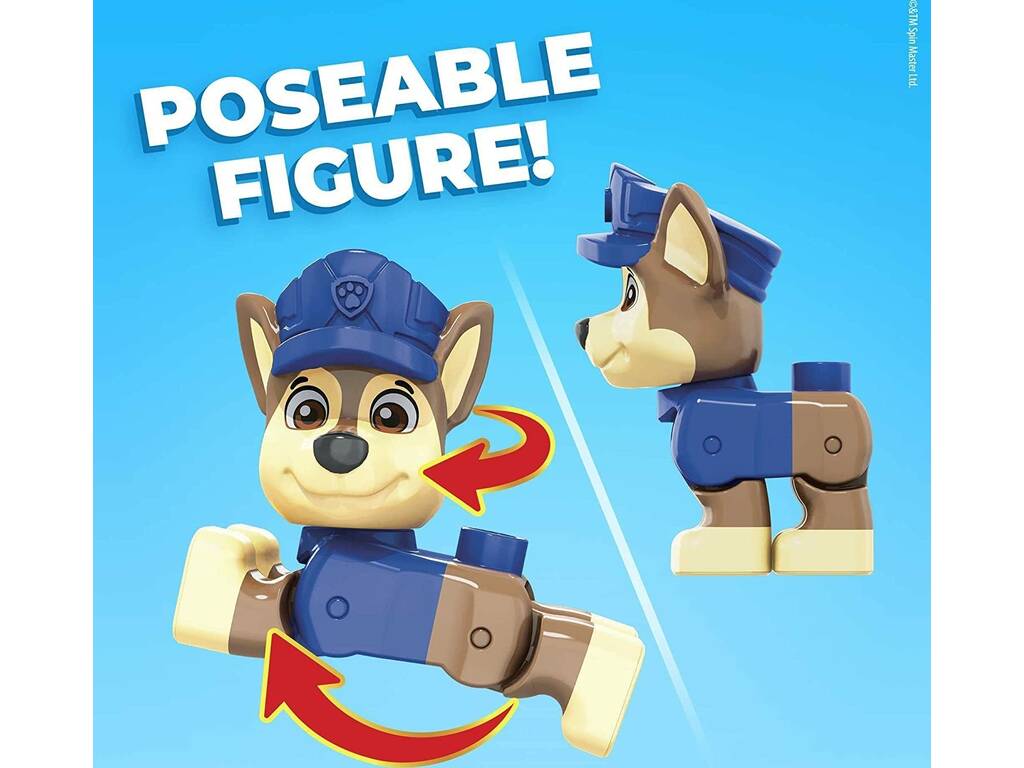 Paw Patrol Coche de Policía de Chase MegaBloks HDJ33