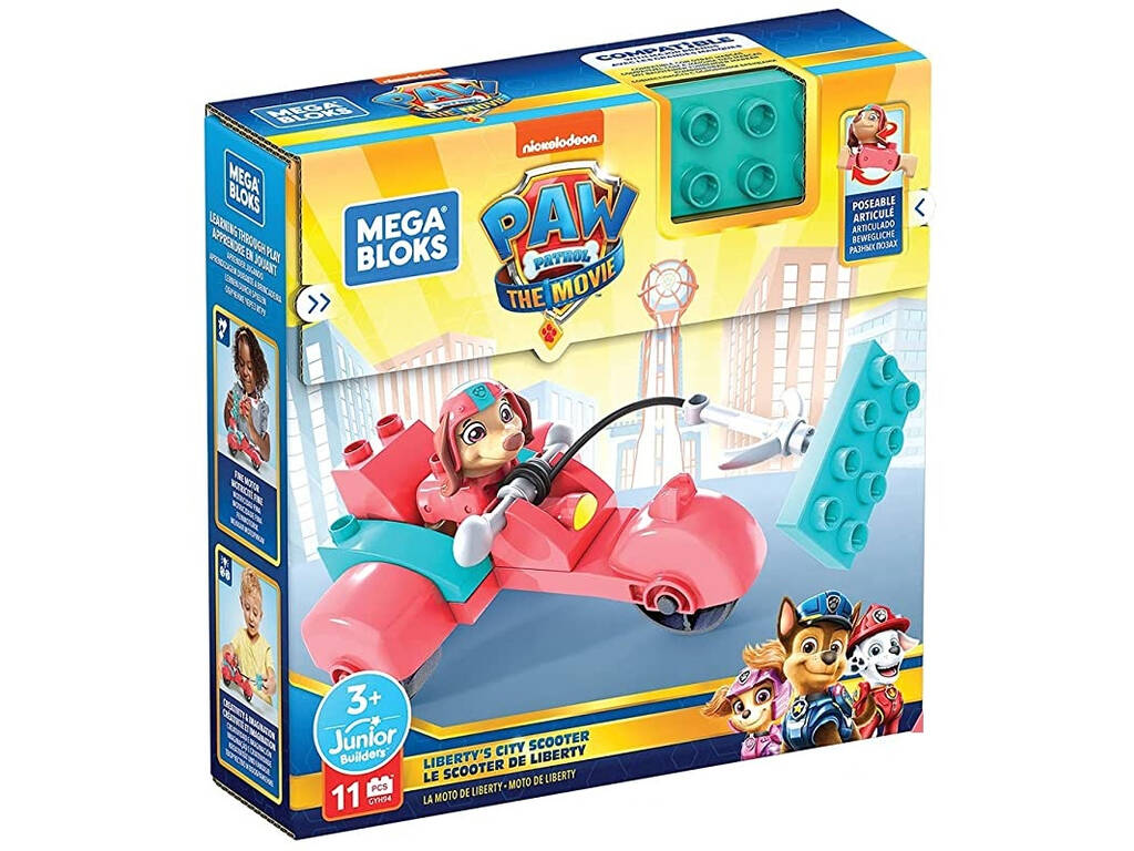Mega Bloks Paw Patrol Scooter de Liberty Mattel GYH94