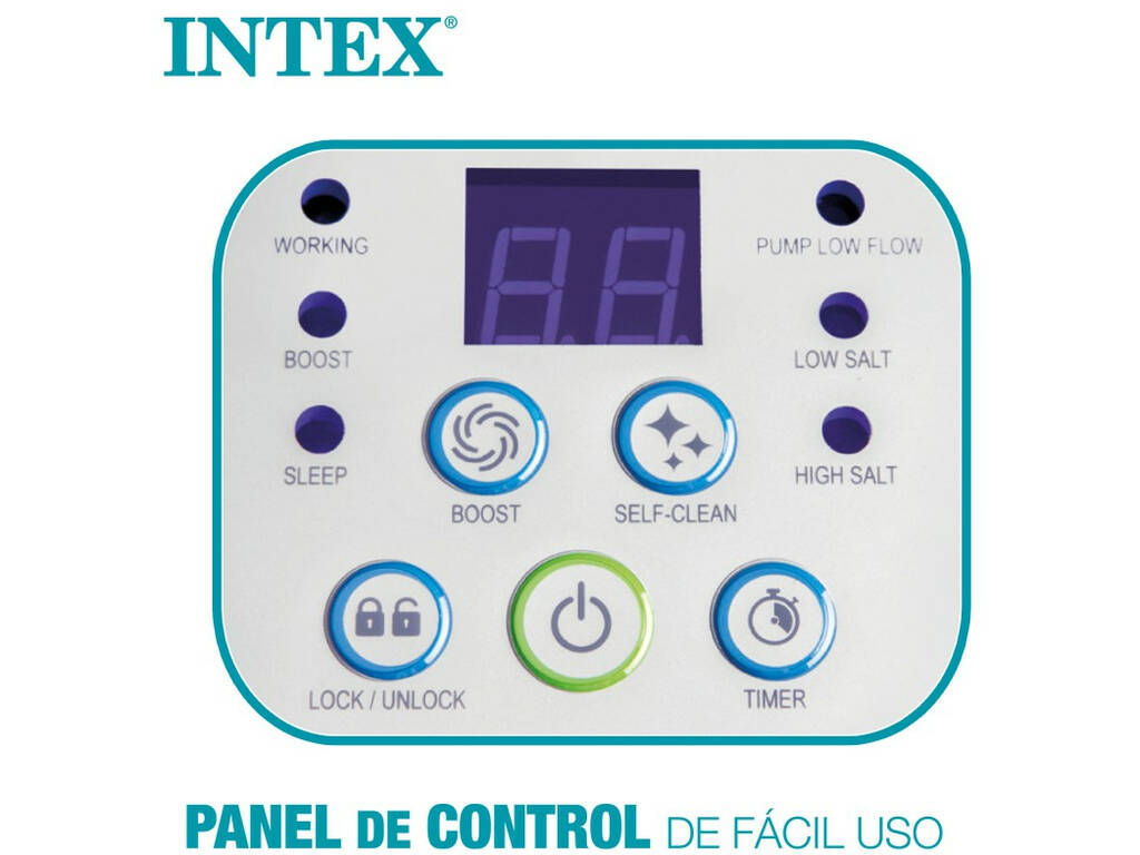 Clorador Salino 4 g/h Krystal Clear QS400 Intex 26664