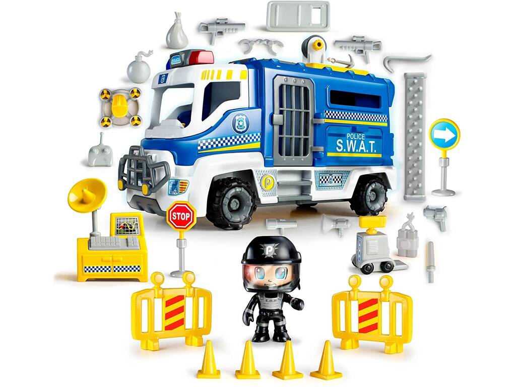 Pinypon Action Furgón De Policía Famosa 700016770