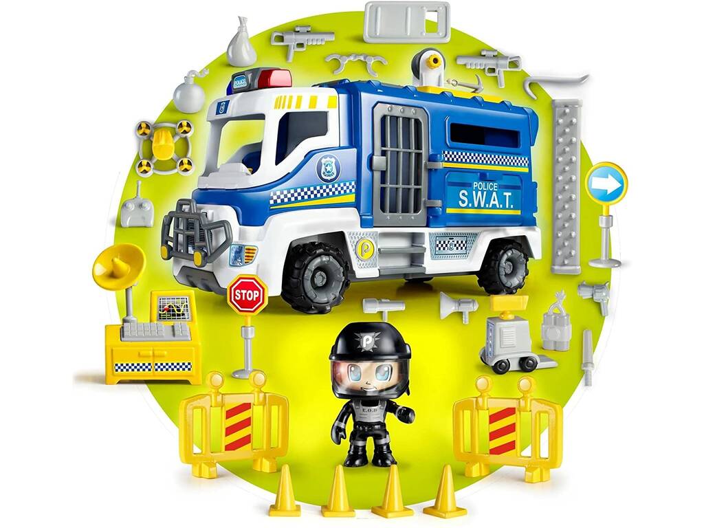 Pinypon Action Furgón De Policía Famosa 700016770