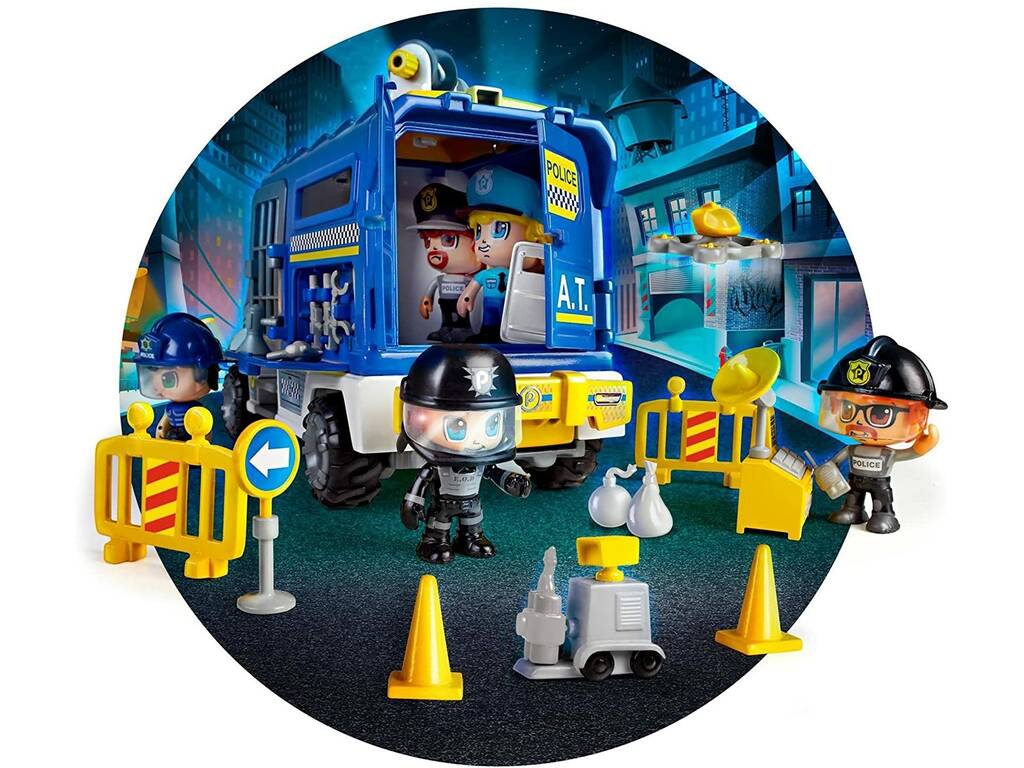 Pinypon Action Furgón De Policía Famosa 700016770