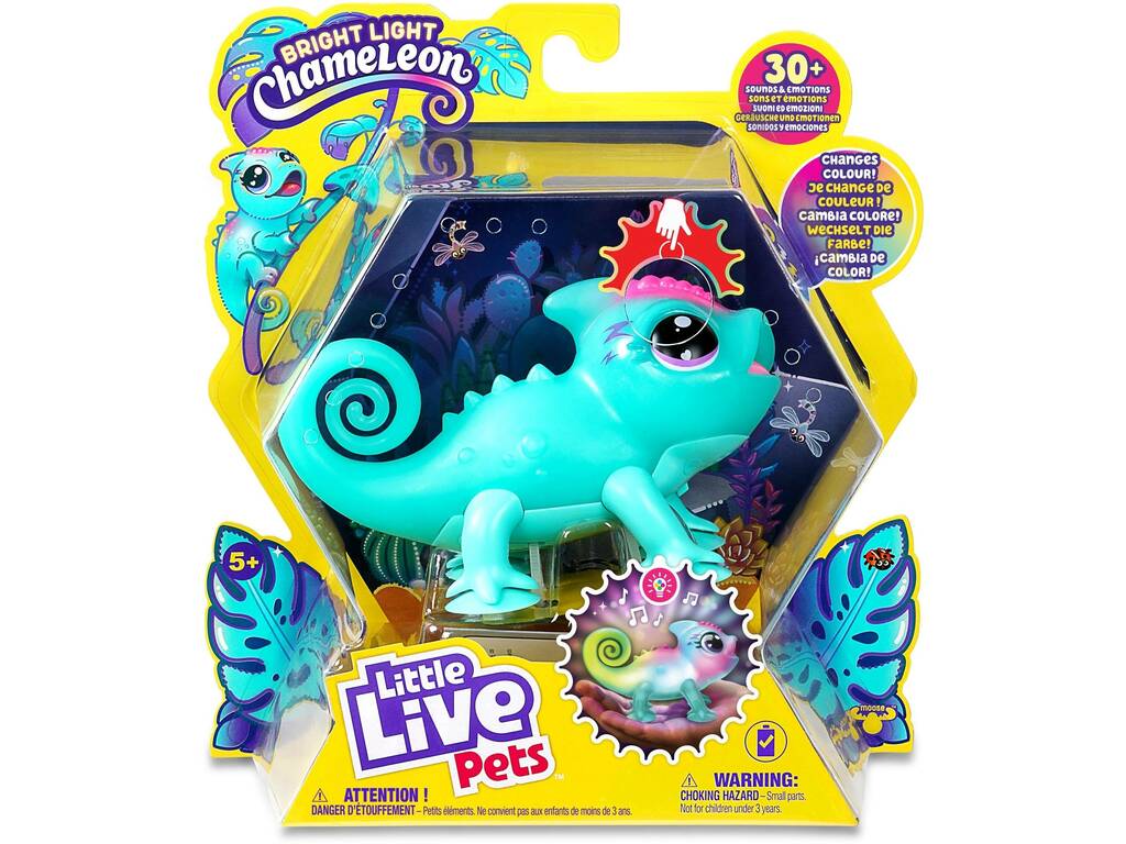 Little Live Pets Sunny Camaleonte Luminoso Famosa LP200000