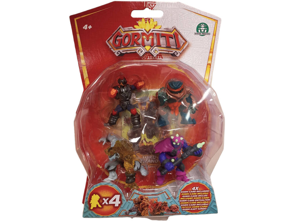 Gormiti Serie 3 Set 4 Figuras 5 cm. Famosa GRA28000