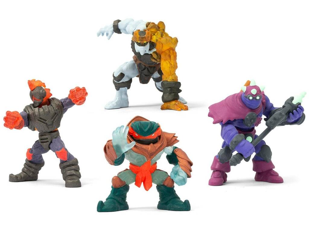 Gormiti Serie 3 Set 4 Figuras 5 cm. Famosa GRA28000
