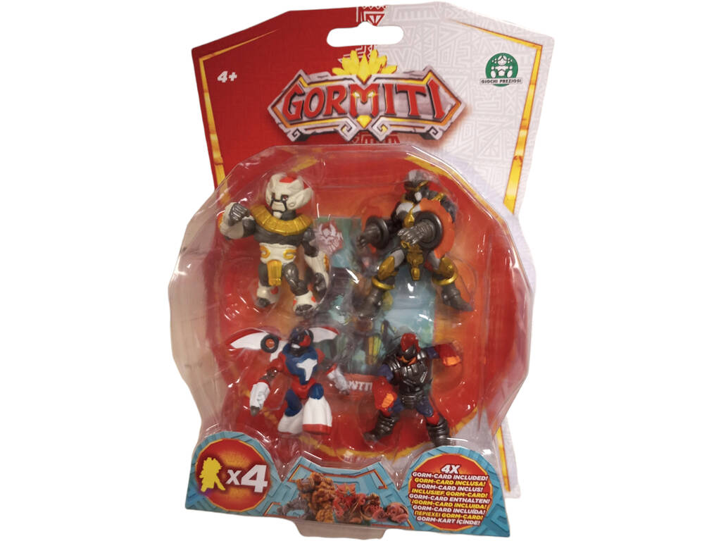 Gormiti Serie 3 Set 4 Figuras 5 cm. Famosa GRA28000
