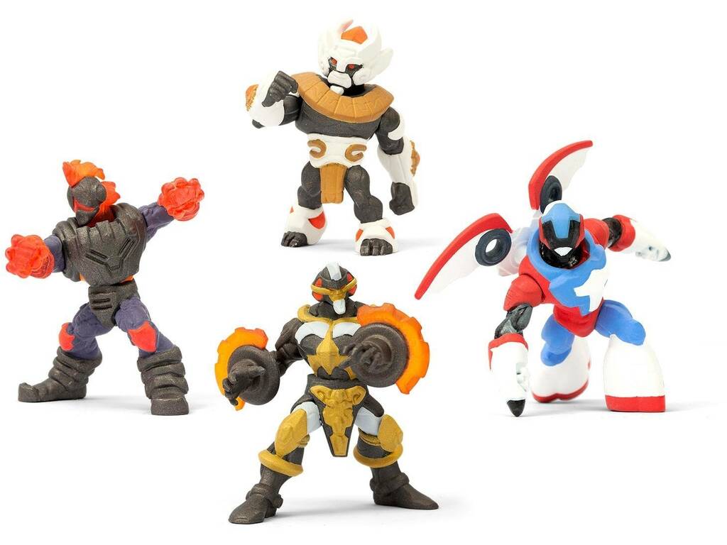 Gormiti Serie 3 Set 4 Figuras 5 cm. Famosa GRA28000