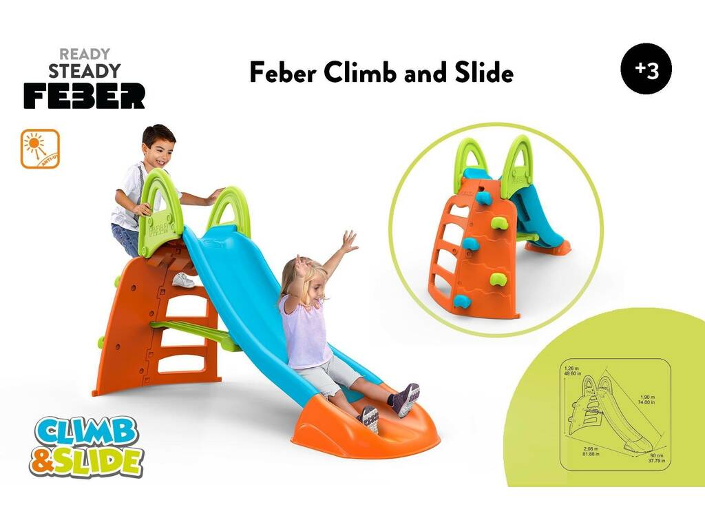 Scivolo Climb And Slide Famosa 800013534