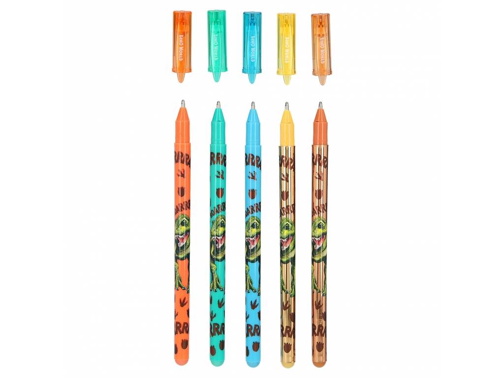 Dino World Set Gel Rollers Depesche 11386
