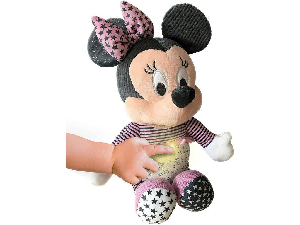 Peluche Baby Minnie Sleeps With Me Clementoni 17395